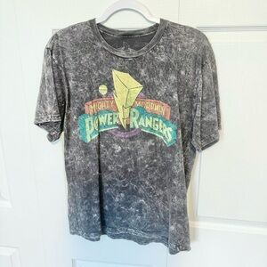 90’s Power Rangers Acid Wash T-shirt MEDIUM